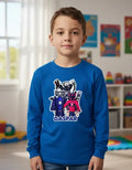 Polera Skibidi Toilet Manga Larga Personalizada Niños Algodo