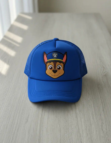Jockey Gorro Niños Chase Paw Patrol Regalo Navidad Azul