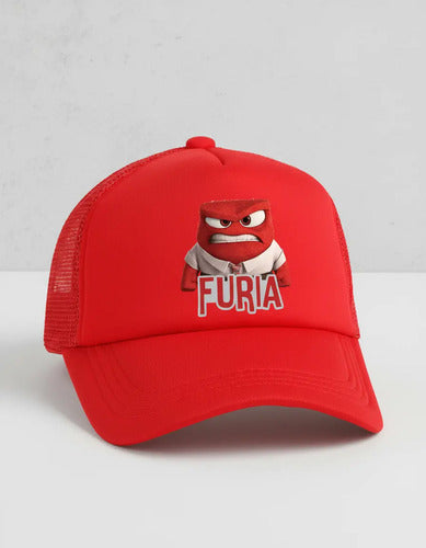 Jockey Gorro Niños Intensa Furia Regalo Pelicula Mente