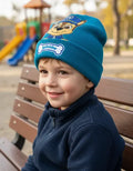 Gorro Lana Chase Paw Patrol Personalizado Niños  Azul Petróleo Talla Niños