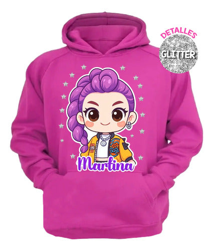 Buzo Rumi Huntrix Demon Hunters Kpop Personalizado