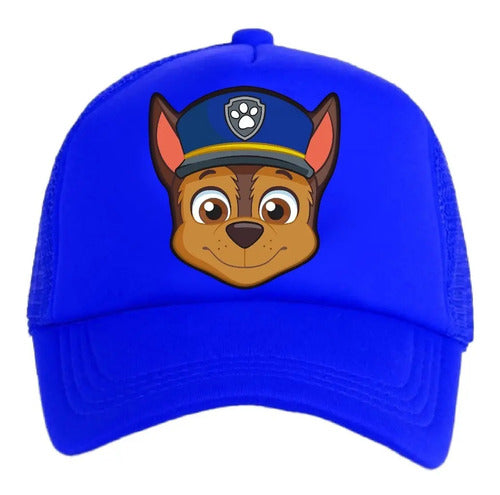 Jockey Gorro Niños Chase Paw Patrol Regalo Navidad Azul
