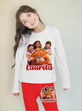 Pijama Largo Pelicula Red Mei Niñas Personalizado Algodon