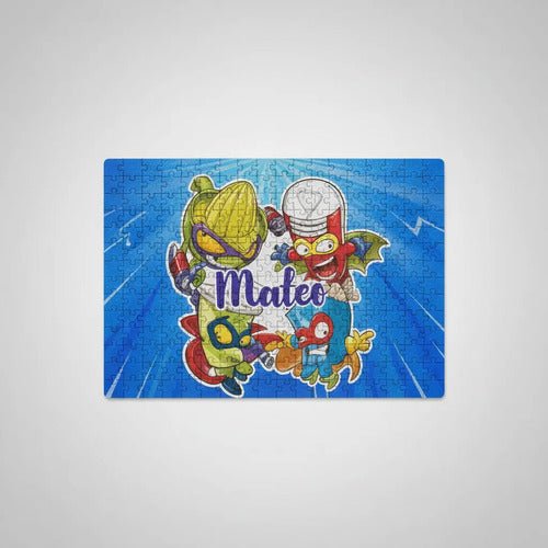 Puzzle Rompecabezas Personalizado Super Zing Regalo Niños