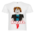 Polera Roblox 3 Cumpleaños Personalizada