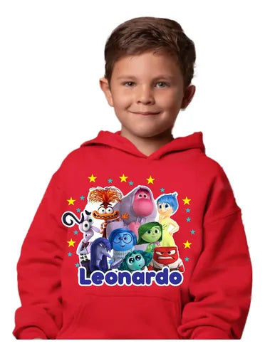 Polerón Intensamente 2 Pelicula Personalizado Niños Algodón