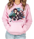 Polerón Kimetsu Demon Slayer Niñas Personalizado Algodón 3