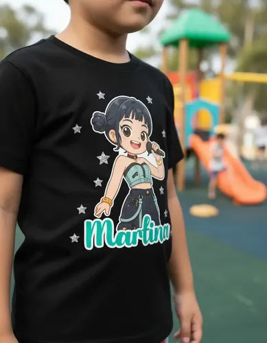Polera Calza Zoey Huntrix Demon Hunters K Pop Personalizado