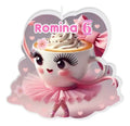 Vela De Cumpleaños Ballerina Capuccina Niñas Personalizada