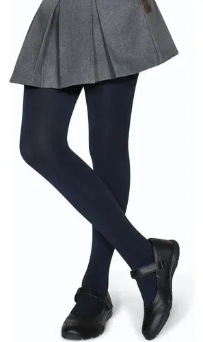 Pack 2 Calzas Niña Polar Stretch Escolar Azul Colegio