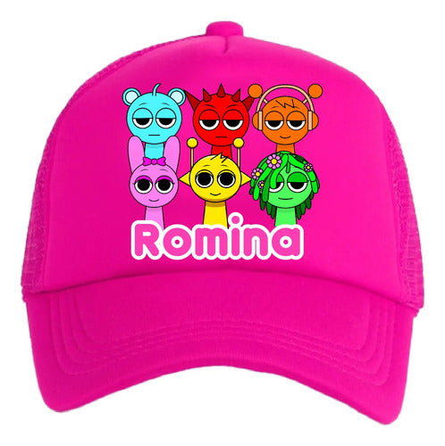 Jockey Sprunki Niña Personalizado Ajustable Fucsia Talla Niños Sprunki Niña