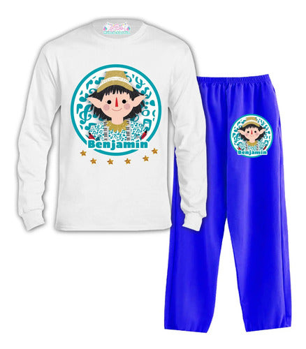 Pijama Largo Marshall Paw Patrol Niños Algodón Personalizado