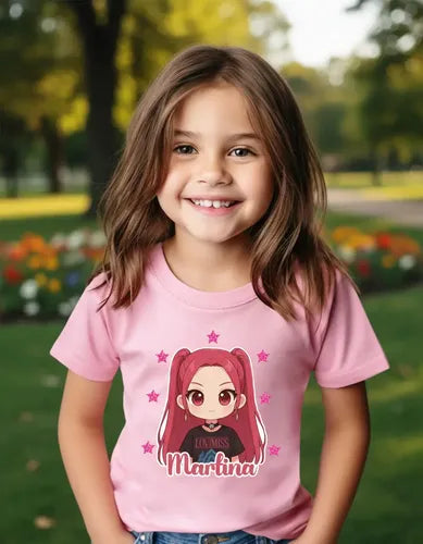 Polera Mira Huntrix Demon Hunter K Pop Personalizada Niñas