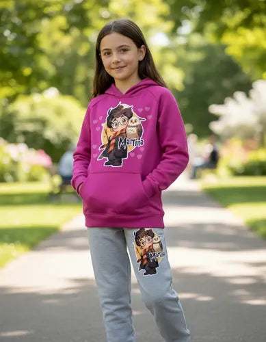 Buzo Harry Potter Pantalon Personalizado Niñas D3