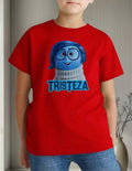 Polera Color Algodón 100% Niños Intensa Tristeza Mente