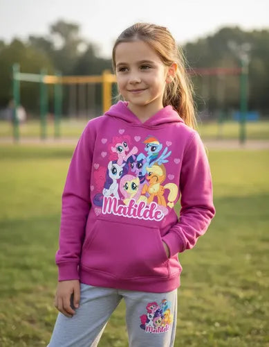 Buzo My Little Pony Pantalon Poleron Personalizado Niñas