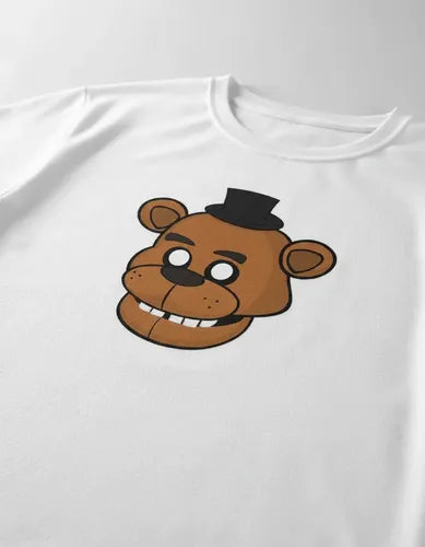 Camiseta Polar Manga Larga Polera Niño Freddy Five Nigh Fnaf