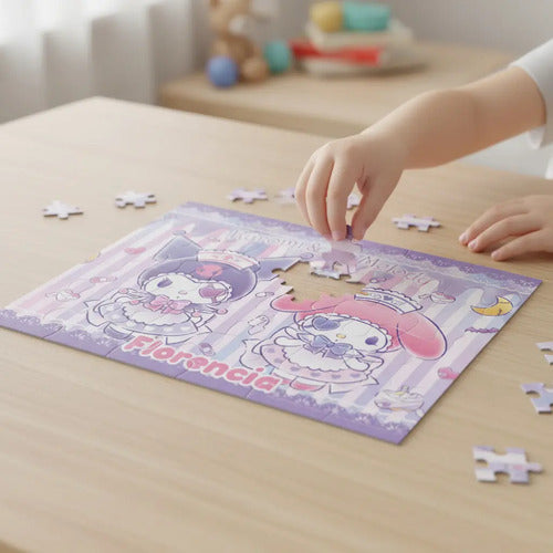 Puzzle Rompecabezas My Melody Kuromi Personalizado Niñas