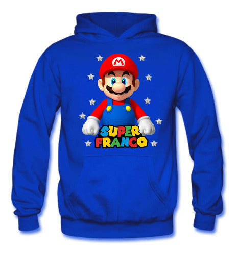 Polerón Canguro Super Mario Bros  Niños