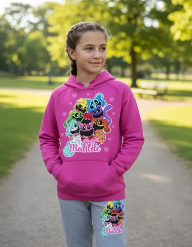 Buzo Smiling Critters Poppy Playtime Niña Personali