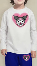 Pijama Largo Niñas Algodon Kuromi Corazón