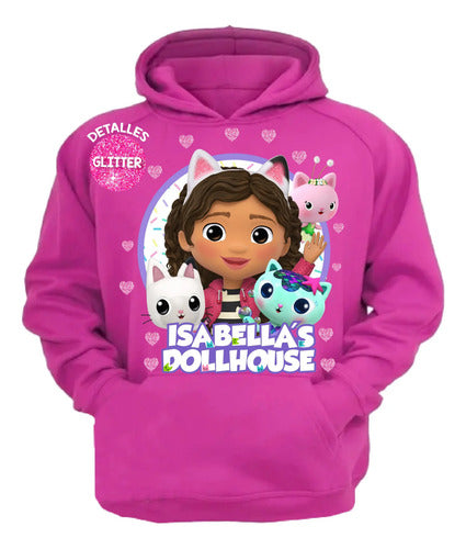 Polerón La Casa De Gabby  Personalizado Algodón