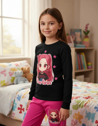 Pijama Largo Mira Huntrix Demon Hunter K Pop Personalizado
