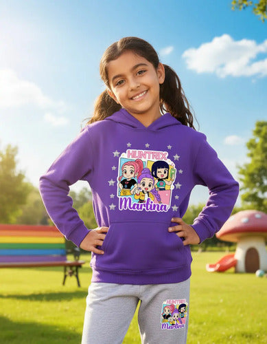 Buzo Huntrix Guerreras K Pop Personalizado Conjunto D2