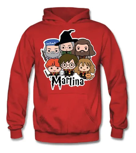 Polerón Harry Potter Amigos 2 Personalizado Niños