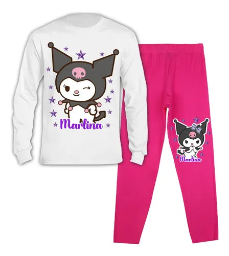 Pijama Largo Pelicula Red Mei Niñas Personalizado Algodon