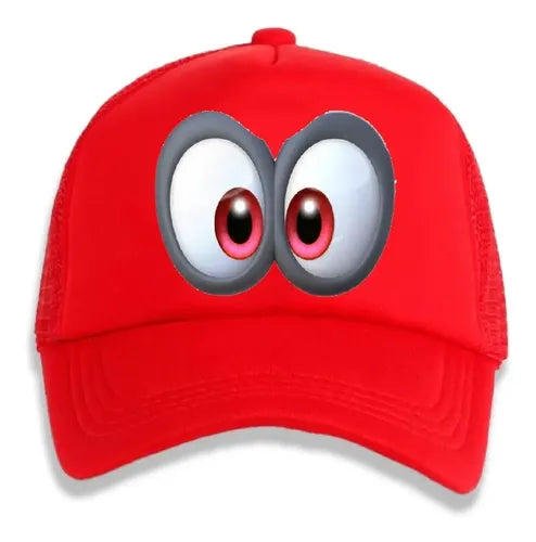 Jockey Gorro Niños Mario Odyssey Capi Regalo Navidad Rojo