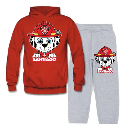 Buzo Marshall Paw Patrol Poleron Pantalon Personalizado Niño