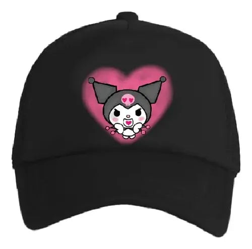 Jockey Gorro Niñas Kuromi Corazon