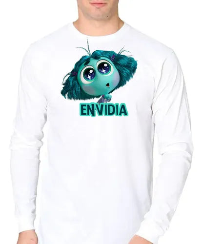 Camiseta Polar Larga Polera Niño Intensa Envidia Mente