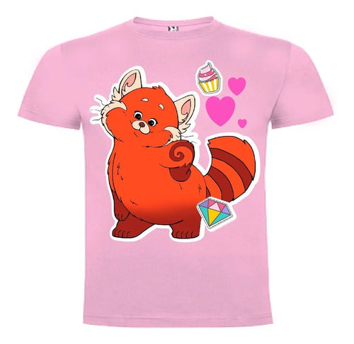 Polera Turning Red Pelicula Niñas Algodón 100%