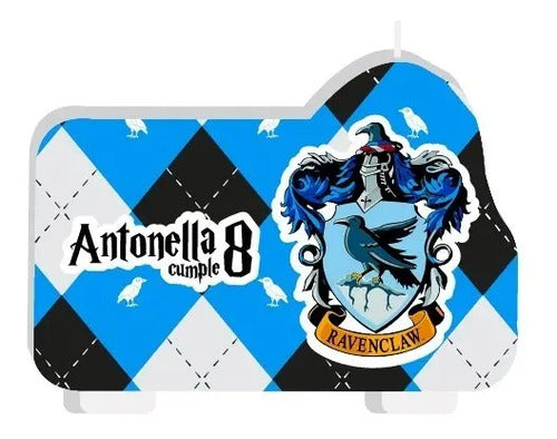 Vela Torta Ravenclaw Hogwarts Harry Potter Personalizada