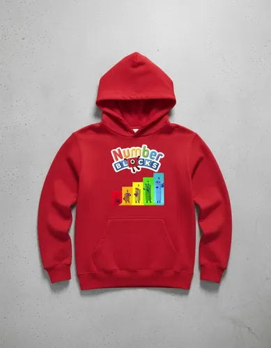 Polerón Canguro Algodón Niños Number Blocks