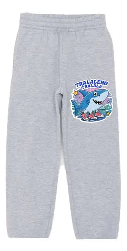 Buzo Tralalero Tralala Niño Pantalon Poleron Flex Conju