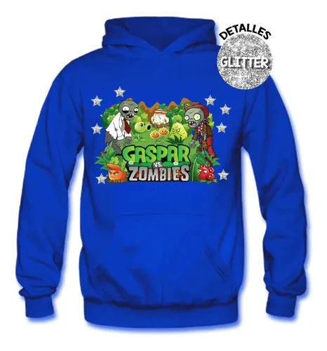 Buzo Plantas Vs Zombies Poleron Pantalon Personalizado Niños