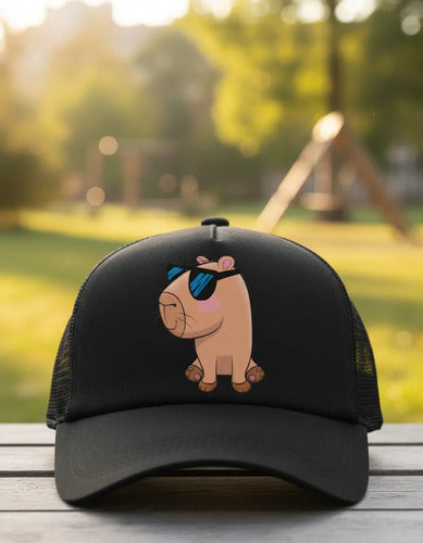 Jockey Gorro Niños Capibara Capybara Lentes