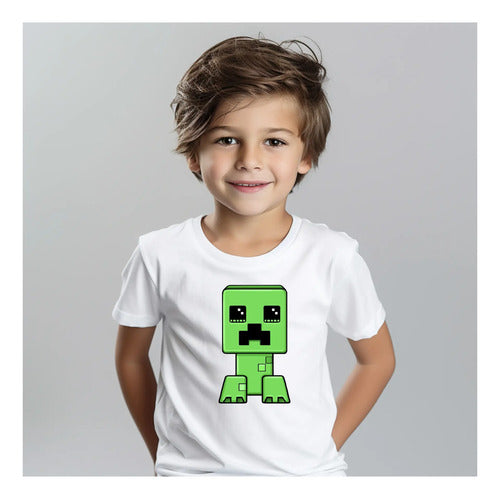Polera Color Algodón 100% Niños Auto Rojo Hot