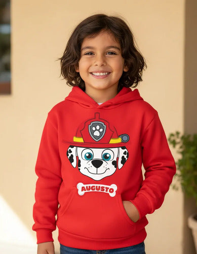 Polerón Marshall Paw Patrol  Personalizado