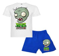 Pijama Corto Niños Algodon Plantas Vs Zoombies Cabeza