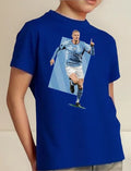 Polera Color Algodón 100% Niños Haaland Manchester