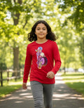 Polera Manga Larga Algodón Niñas Princesa Peach Pelicula