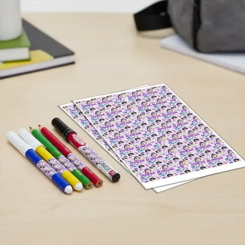 Etiquetas Escolares Personalizadas Huntrix Guerreras K Pop