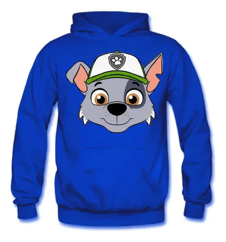 Polerón Canguro Algodón Niños Rocky Paw Patrol