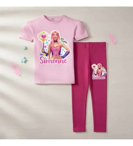 Polera Y Calza Luli Pampin Conjunto Niñas Personalizado