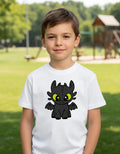 Polera Color Algodón 100% Niño Chimuelo Como Entrenar Dragon