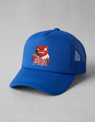 Jockey Gorro Niños Intensa Furia Regalo Pelicula Mente
